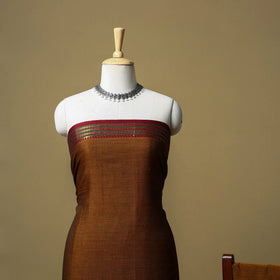 Dharwad cotton 3pc unstitched dress material with border 05