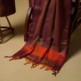 Dharwad cotton 3pc unstitched dress material with border 08