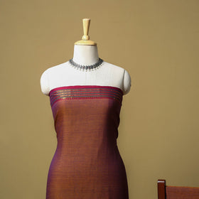 Dharwad cotton 3pc unstitched dress material with border 08