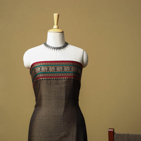 Dharwad cotton 3pc unstitched dress material with border 13