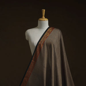 Dharwad cotton fabric with border 03 - handcrafted