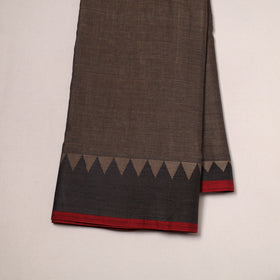 Dharwad cotton fabric with border 15 - handcrafted