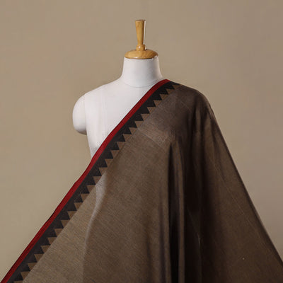 Dharwad cotton fabric with border 16 - handcrafted