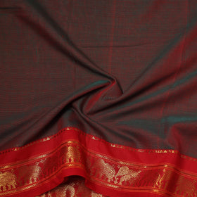 Dharwad cotton fabric with border 18 - handcrafted