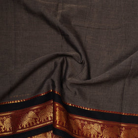 Dharwad cotton fabric with border 21 - handcrafted