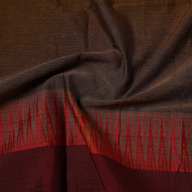 Dharwad cotton fabric with border 23 - handcrafted