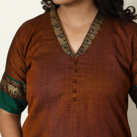Buy Dharwad Cotton Kurta with Palazzo & Dupatta Set Online at iTokri.com