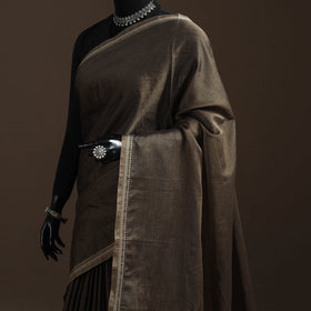 Dharwad cotton saree with border 03 - handcrafted