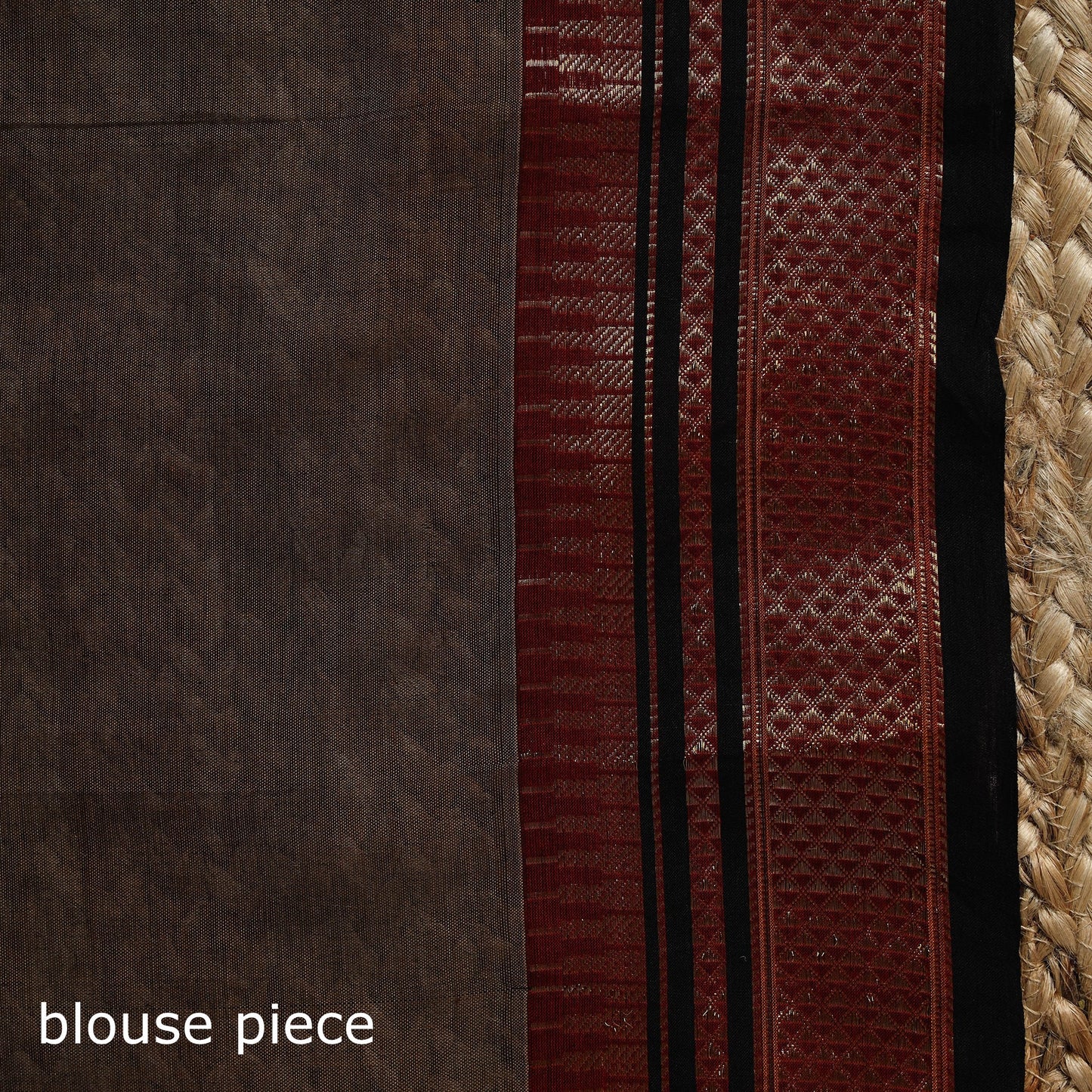 Dharwad cotton saree with border 27 - handcrafted