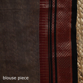 Dharwad cotton saree with border 27 - handcrafted