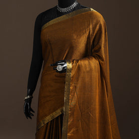 Dharwad cotton saree with border 34 - handcrafted