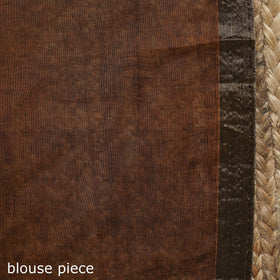 Dharwad cotton saree with border 34 - handcrafted