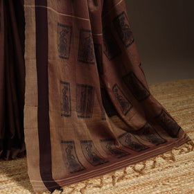 Dharwad cotton saree with border 27 - handcrafted