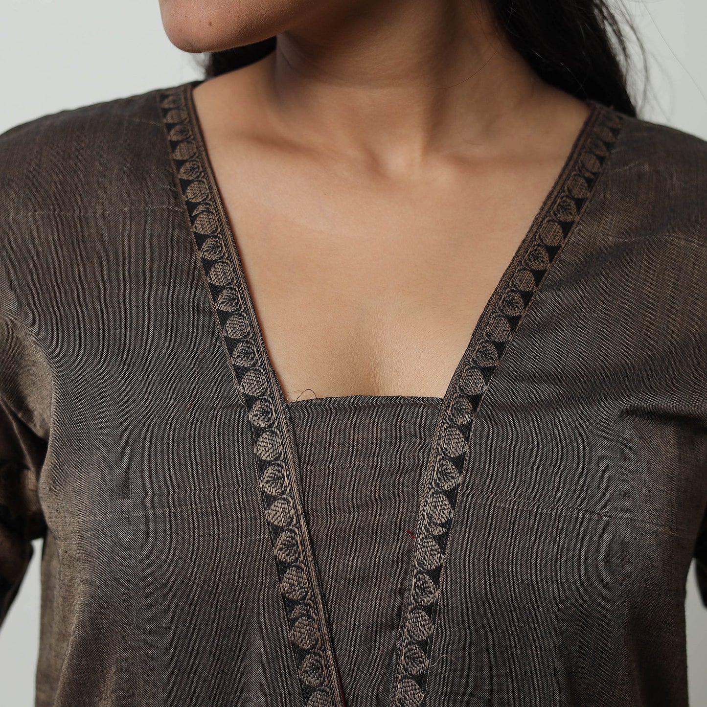 Dharwad Mercerised Cotton Kurta | Straight & Elegant for Women