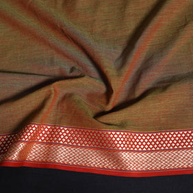 Dharwad weave cotton blouse piece 06 - handcrafted