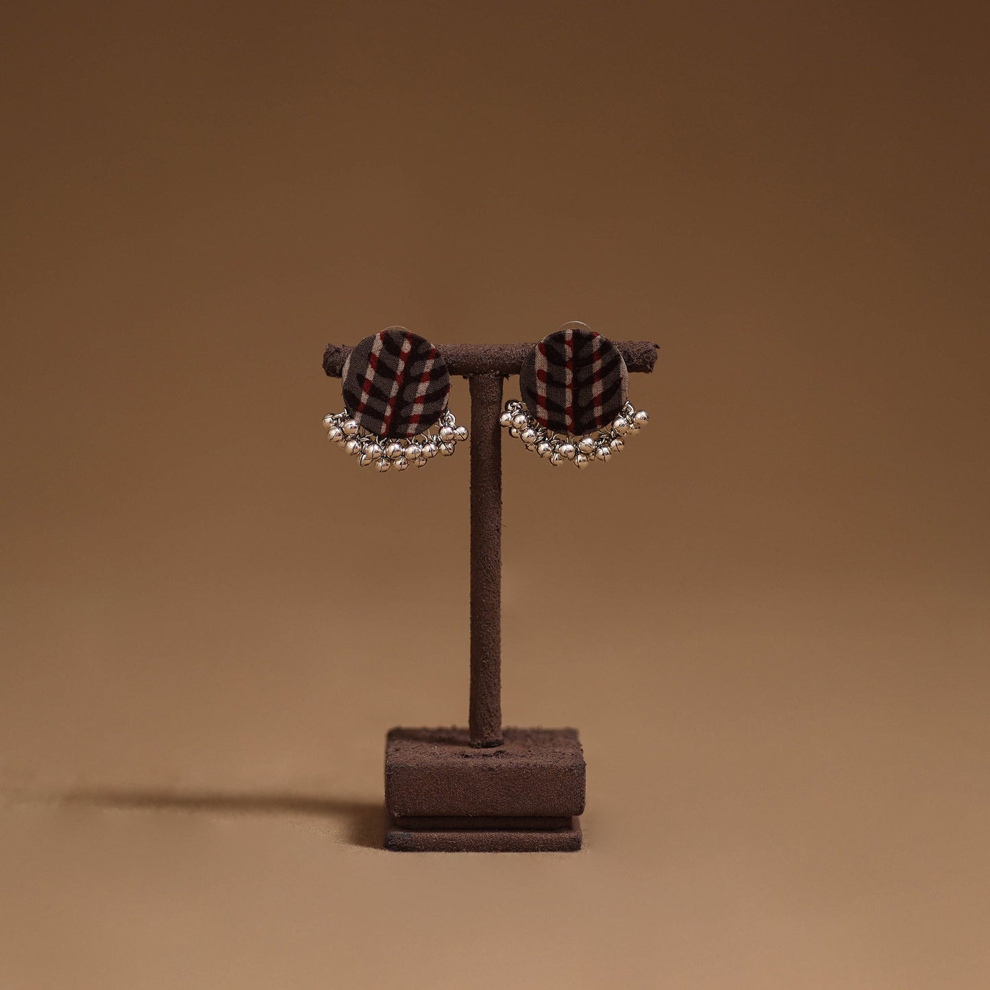 Disha ghungroo work fabart handmade earrings - handcrafted