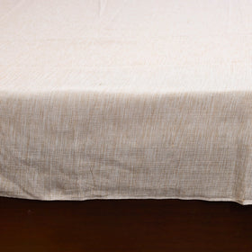 Brown - double handloom cotton bed sheet (108 x 90 in) 03