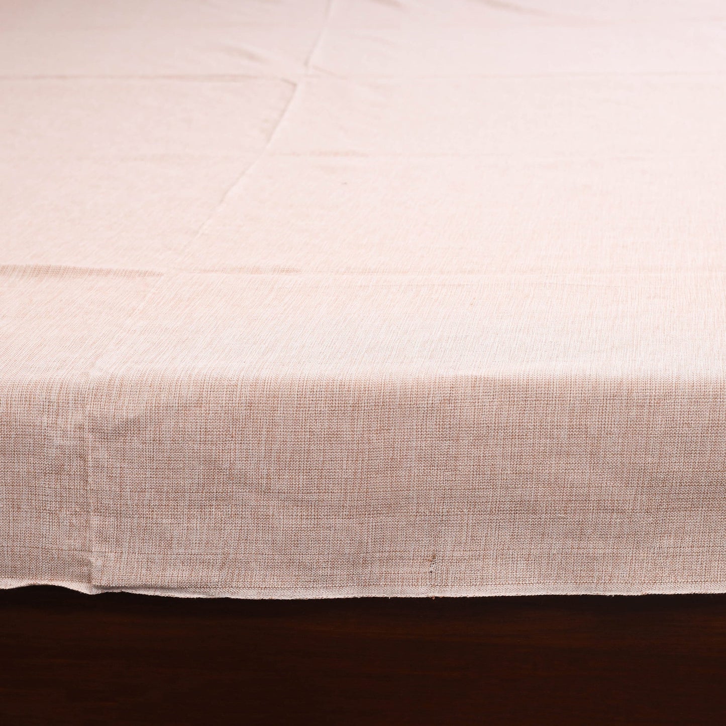 Brown - double handloom cotton bed sheet (108 x 90 in) 33