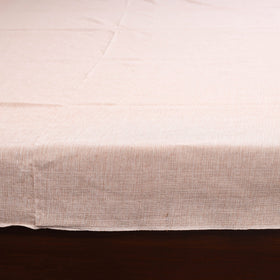 Brown - double handloom cotton bed sheet (108 x 90 in) 33