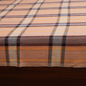 Brown - double handloom cotton bed sheet (108 x 90 in) 46