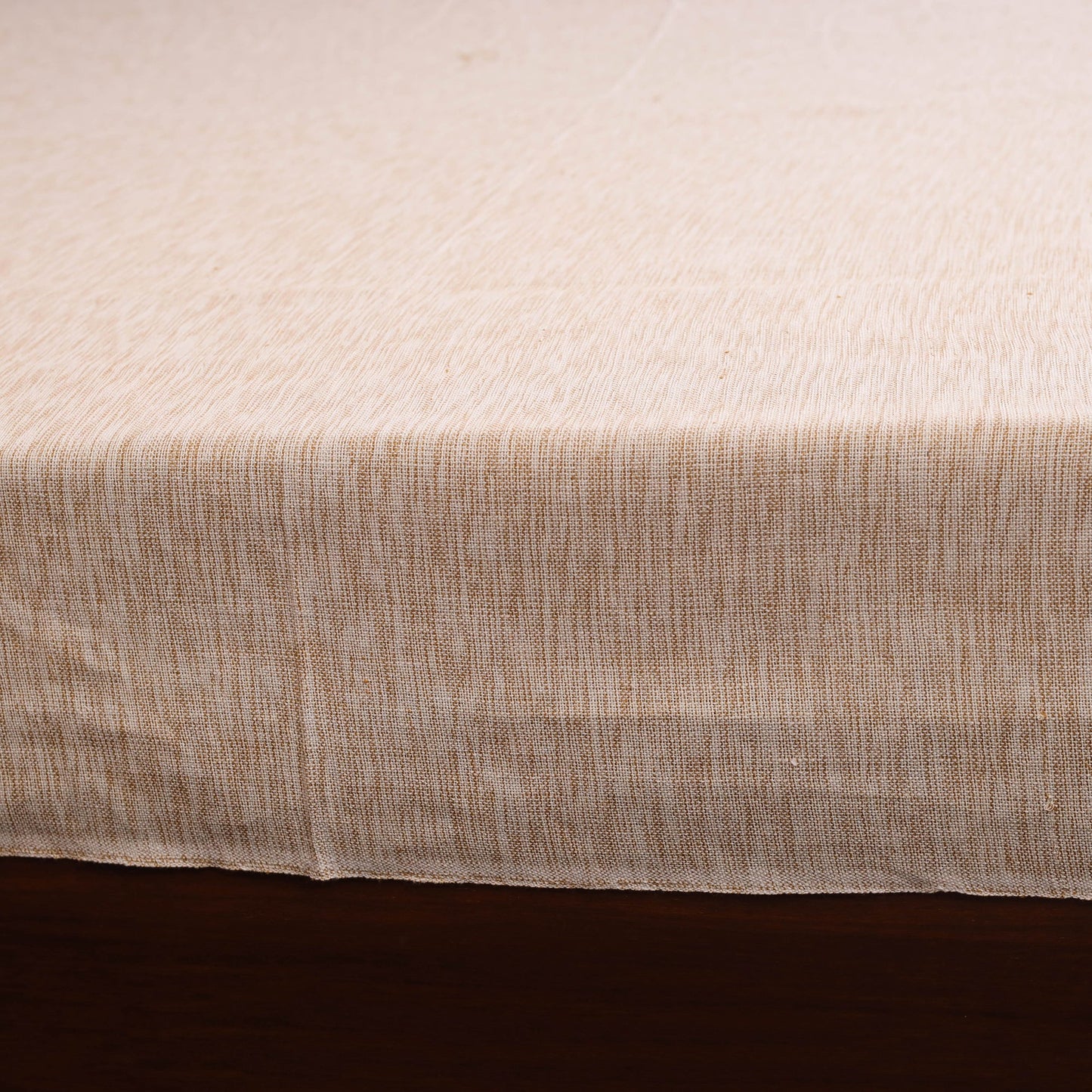 Brown - double handloom cotton bed sheet (108 x 90 in) 55