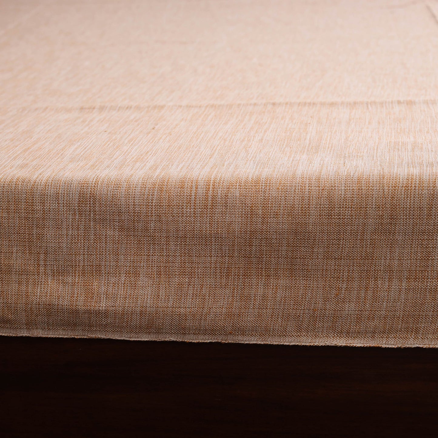 Brown - double handloom cotton bed sheet (108 x 90 in) 56