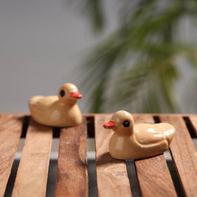  Handcrafted Ceramic Toys (Set of 2) 