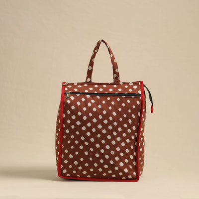  Brown Eco-Friendly Handmade Cotton Handbag for Women