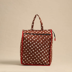  Brown Eco-Friendly Handmade Cotton Handbag for Women