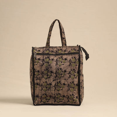  Brown Eco-Friendly Handmade Cotton Handbag for Women