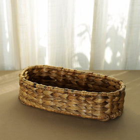 Brown Natural Handmade Water Hyacinth Tray 