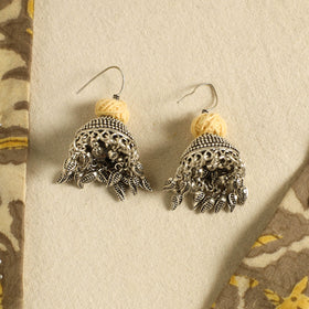 Brown - fabart german silver necklace set 15 - handcrafted