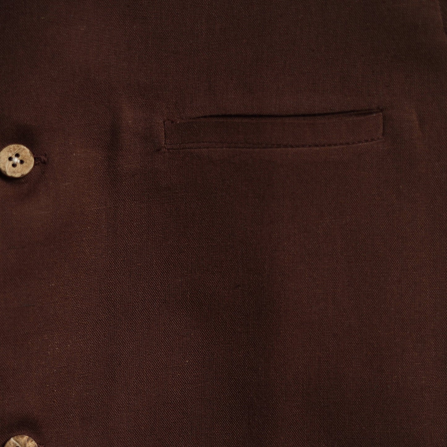 Flex cotton men plain nehru jacket 02 - handcrafted