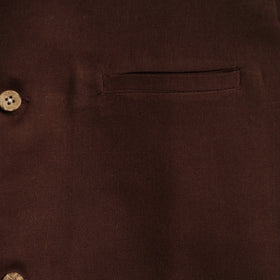 Flex cotton men plain nehru jacket 02 - handcrafted