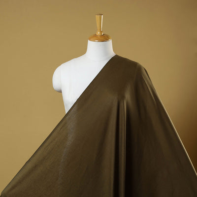 Brown - flex cotton prewashed plain fabric 14 - handcrafted