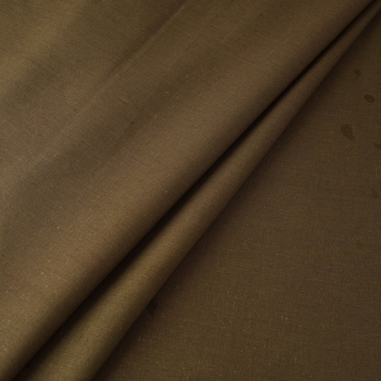Brown - flex cotton prewashed plain fabric 14 - handcrafted