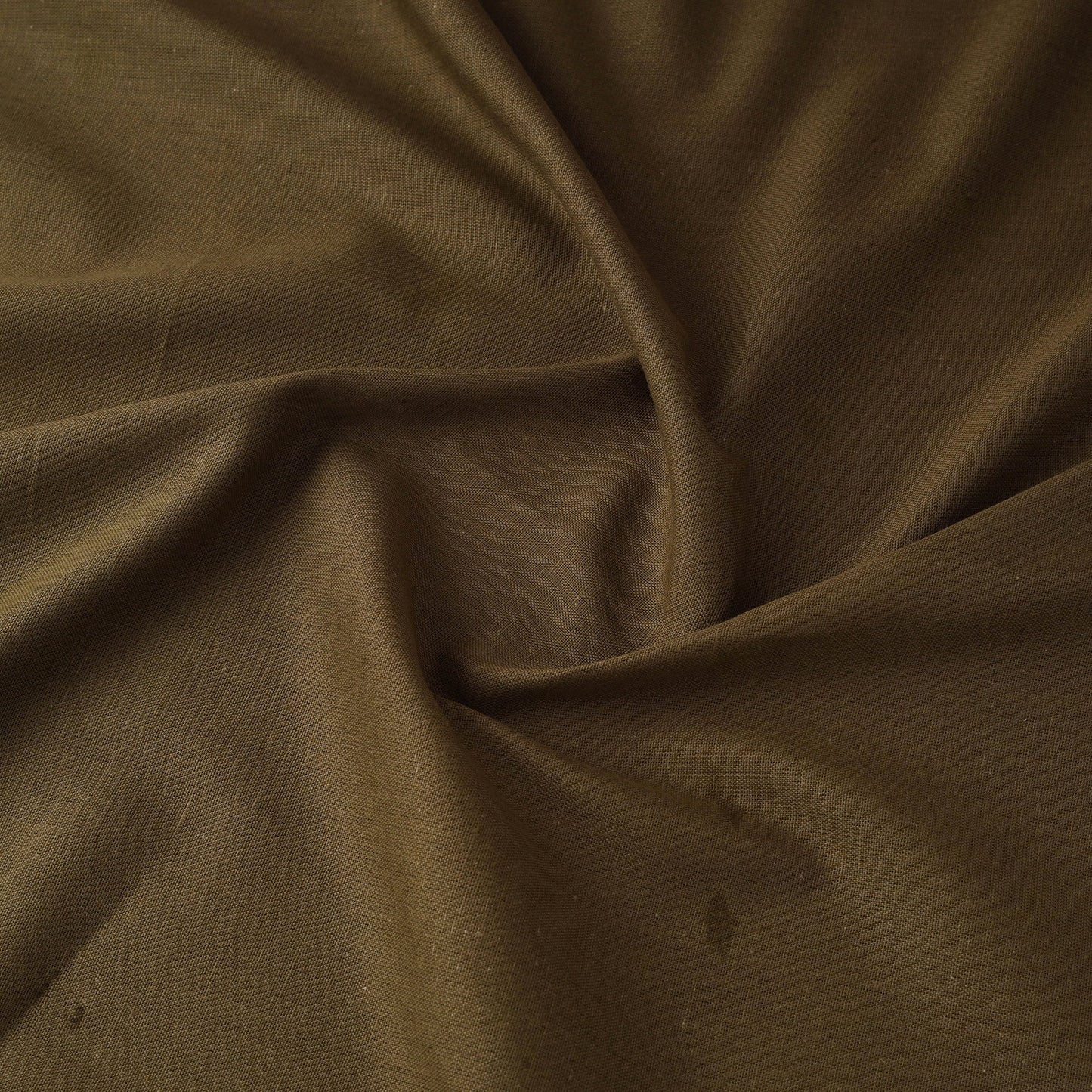 Brown - flex cotton prewashed plain fabric 14 - handcrafted