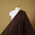 Brown - flex cotton prewashed plain fabric 18 - handcrafted