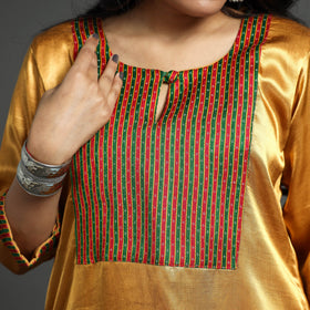 plain silk kurta