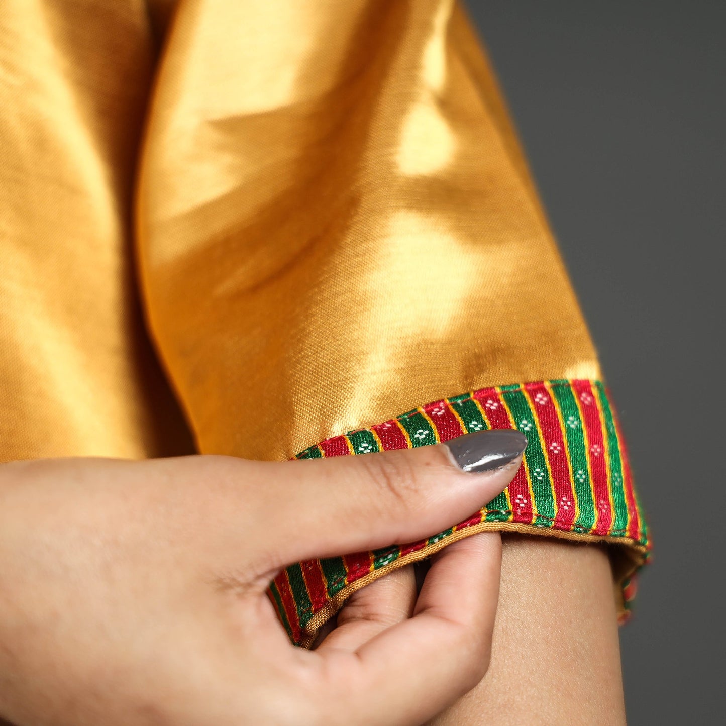 plain silk kurta