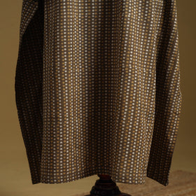 Hand akola long kaftan with tie-up waist 12 - handcrafted