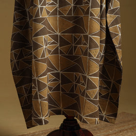 Hand akola long kaftan with tie-up waist 14 - handcrafted