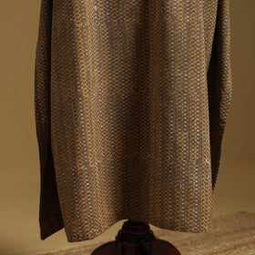Hand akola long kaftan with tie-up waist 19 - handcrafted