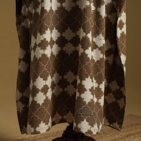 Hand akola long kaftan with tie-up waist 20 - handcrafted