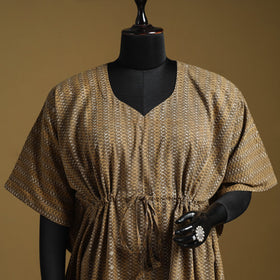 Hand akola short kaftan with tie-up waist 27 - handcrafted