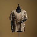 Hand akola short kaftan with tie-up waist 31 - handcrafted
