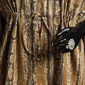 Hand akola short kaftan with tie-up waist 32 - handcrafted