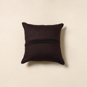 Brown - hand batik cotton cushion cover 74 - handcrafted