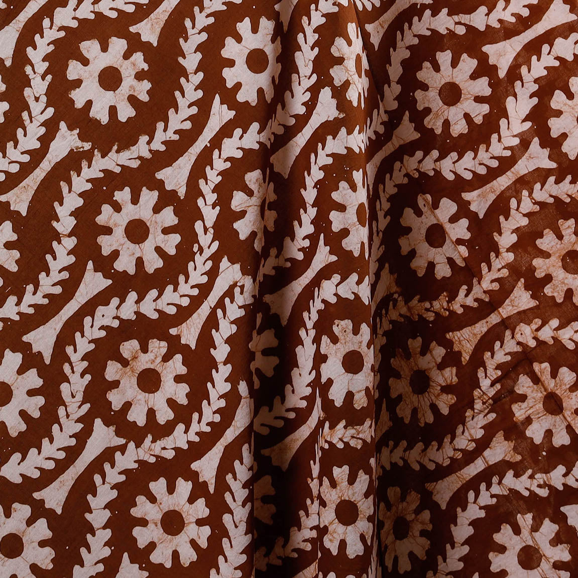 Hand batik cotton fabric 07 - handcrafted