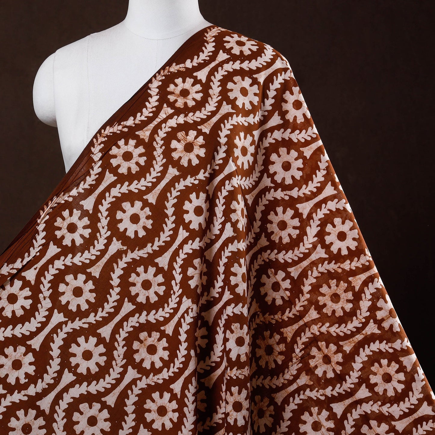 Hand batik cotton fabric 07 - handcrafted